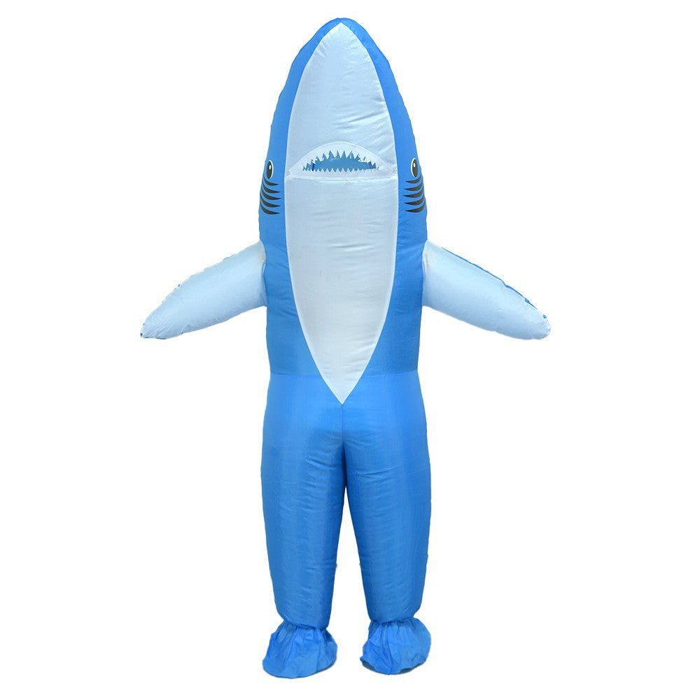 7ft Shark Inflatable Costume Adult Size for Halloween Cosplay Party Fancy Dress Halloween Fast