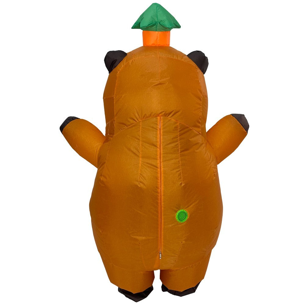 7ft Capybara Inflatable Costume Adult for Halloween Cosplay Party Fancy Dress Halloween Fast
