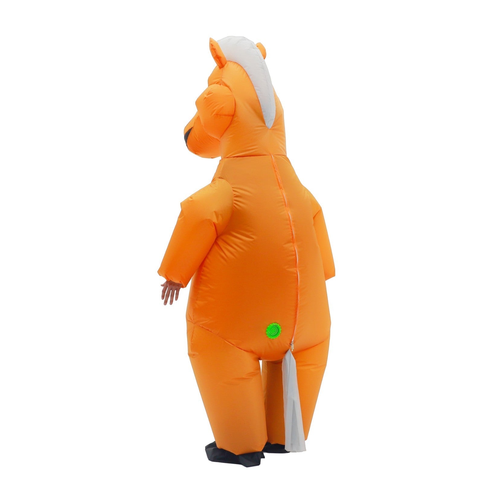 7' Orange Horse Inflatable Costume Adult for Halloween Cosplay Party Fancy Dress Halloween Fast