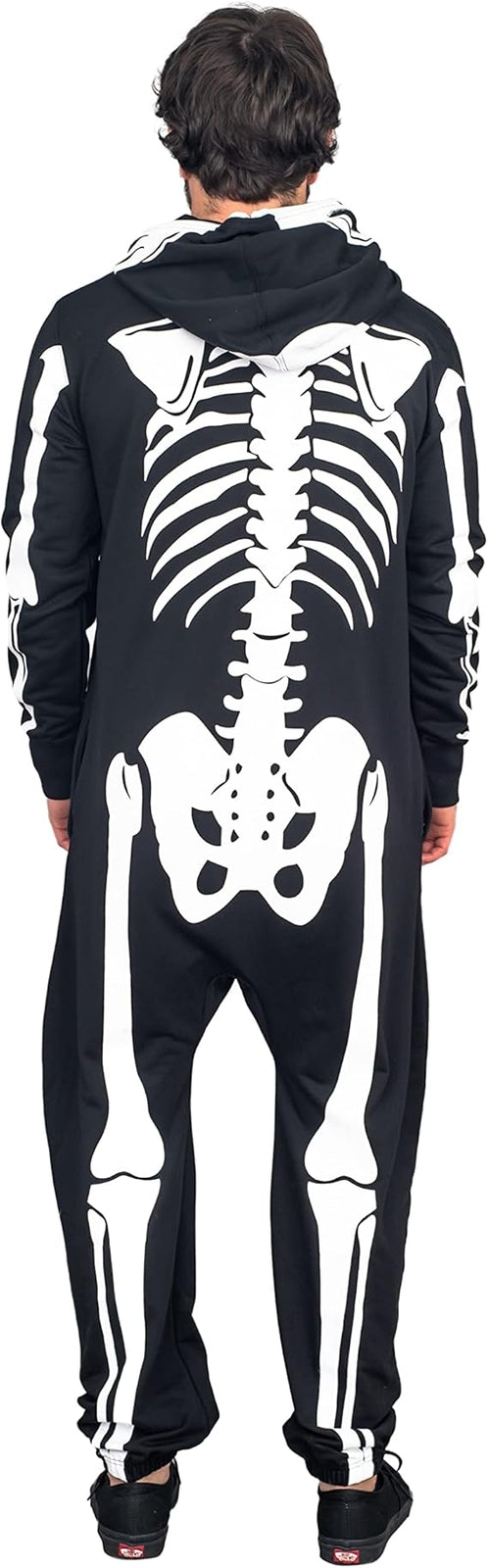 Adult Unisex Skeleton Suit Halloween Cosplay Costume Full Suit Halloween Fast