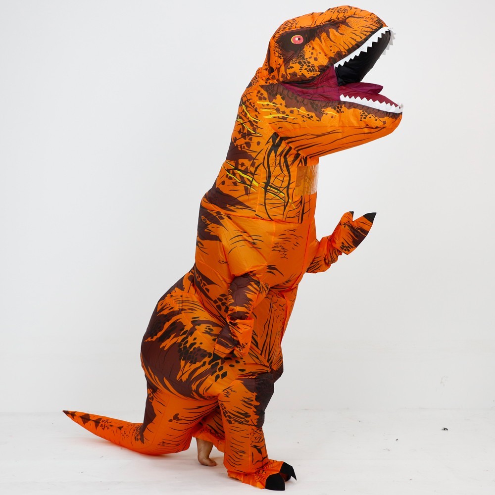 7ft T-Rex Inflatable Costume Adult Size for Halloween Cosplay Party Fancy Dress Halloween Fast