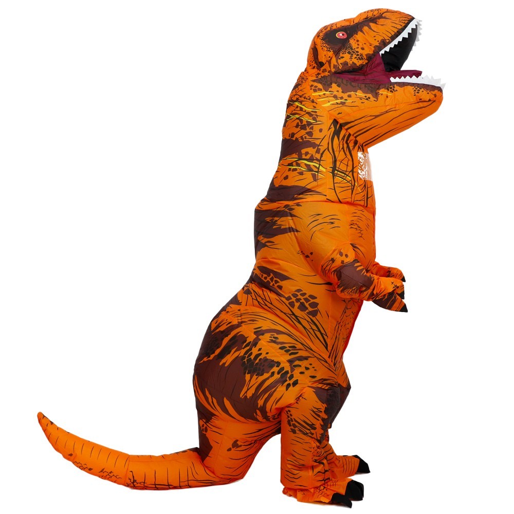 7ft T-Rex Inflatable Costume Adult Size for Halloween Cosplay Party Fancy Dress Halloween Fast