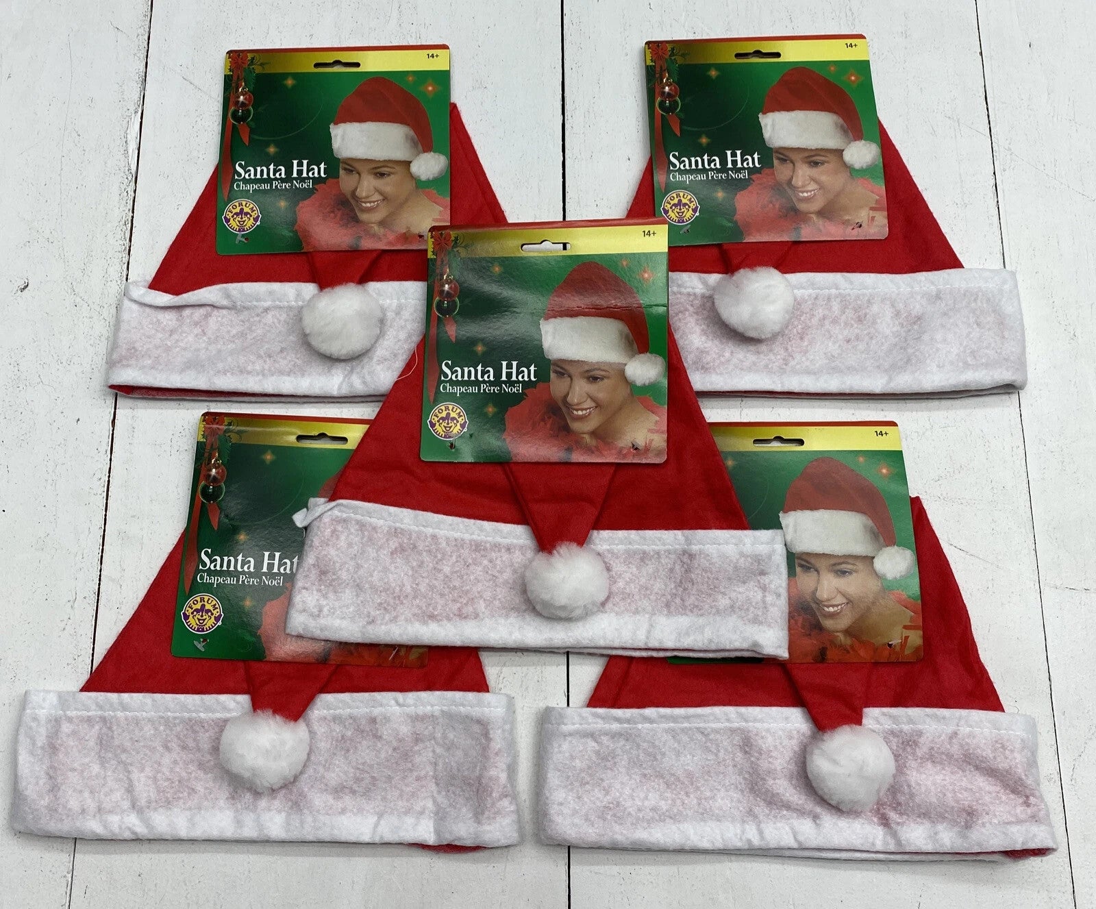 SANTA COSTUME HAT NWT UNISEX AGES 14+
