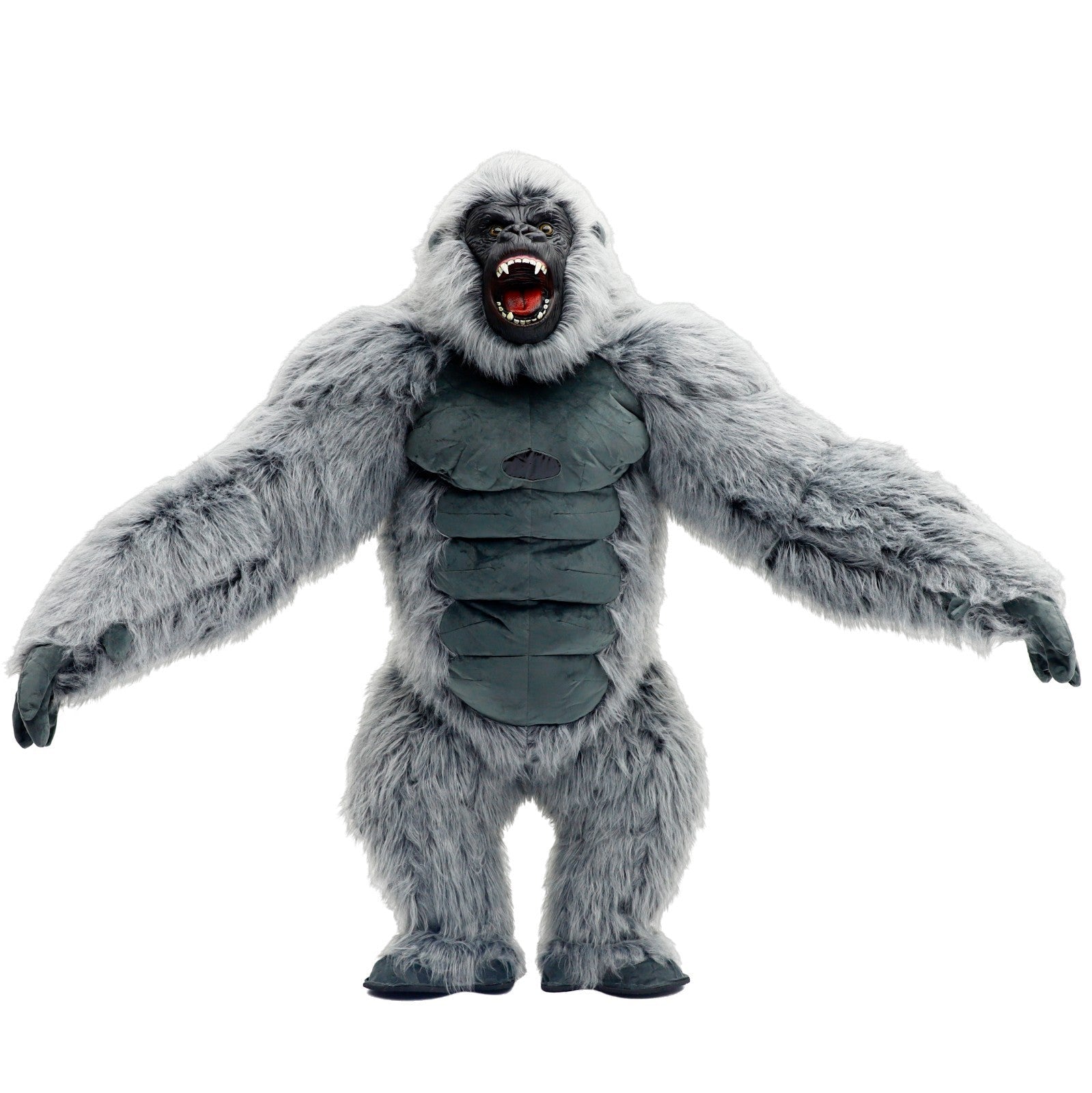 8' Giant Gorilla Mascot  Inflatable Costume Adult Halloween Cosplay Party Outfit Halloween Fast
