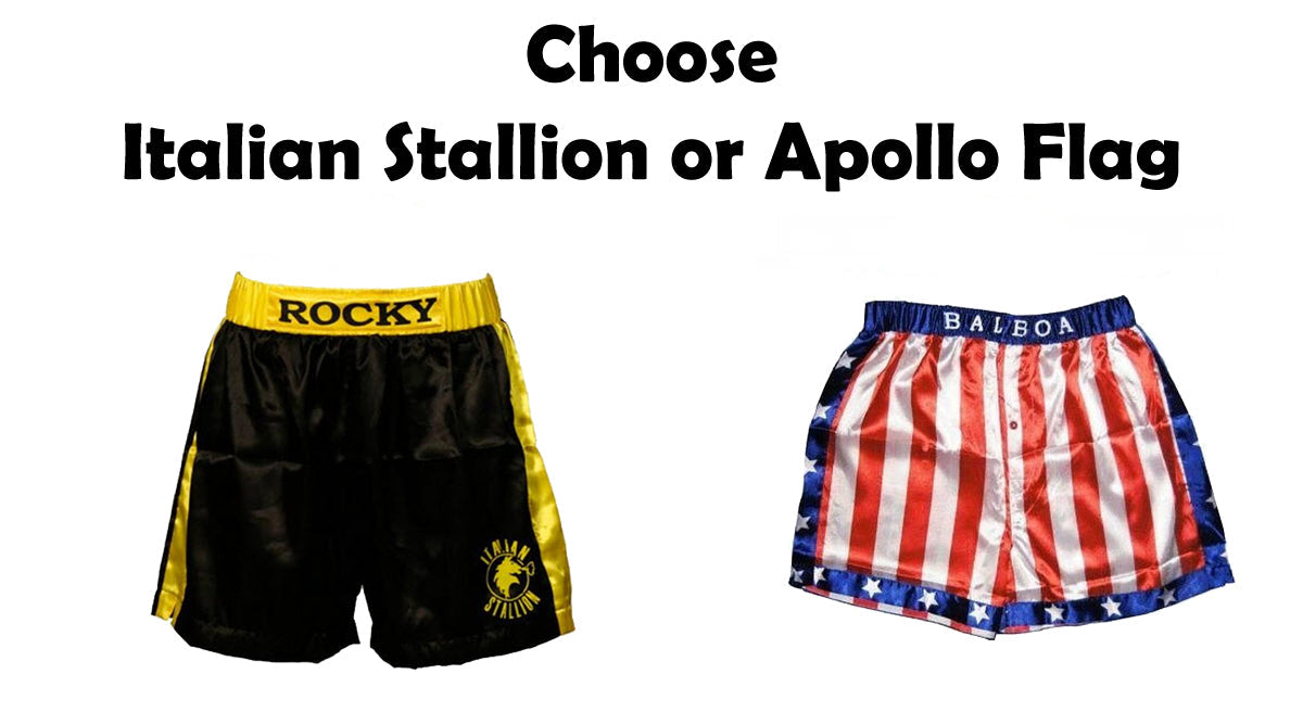 Rocky Balboa Boxing Halloween Cosplay Costume Replica Shorts Trunks Halloween Fast