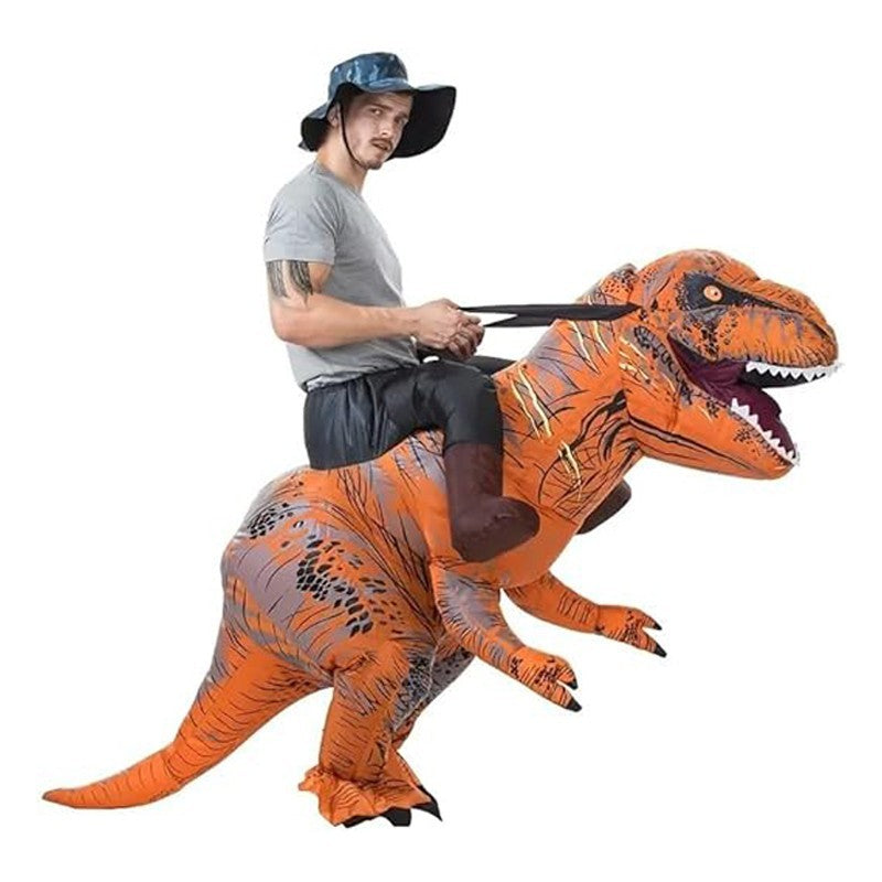 T-Rex Ride on Inflatable Costume Adult for Halloween Cosplay Party Fancy Dress Halloween Fast
