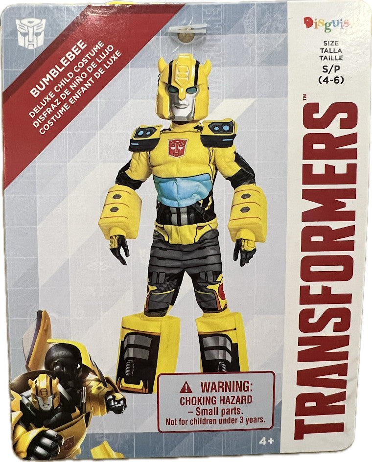 TRANSFORMERS BUMBLEBEE DELUXE CHILD COSTUME SMALL 4-6 Halloween Fast
