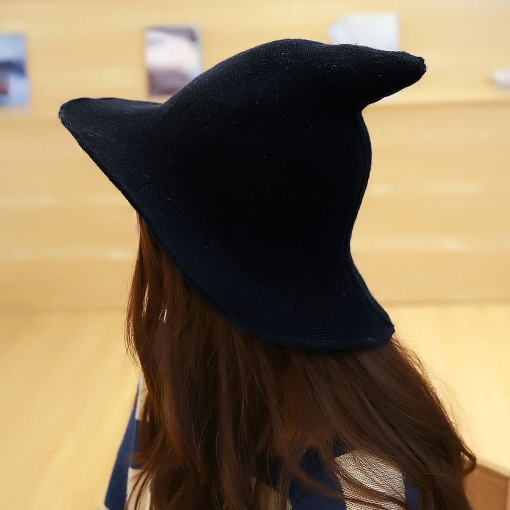 Modern Witch Hat Made From High Quality Sheep Wool Halloween Party Witch Hat US Halloween Fast