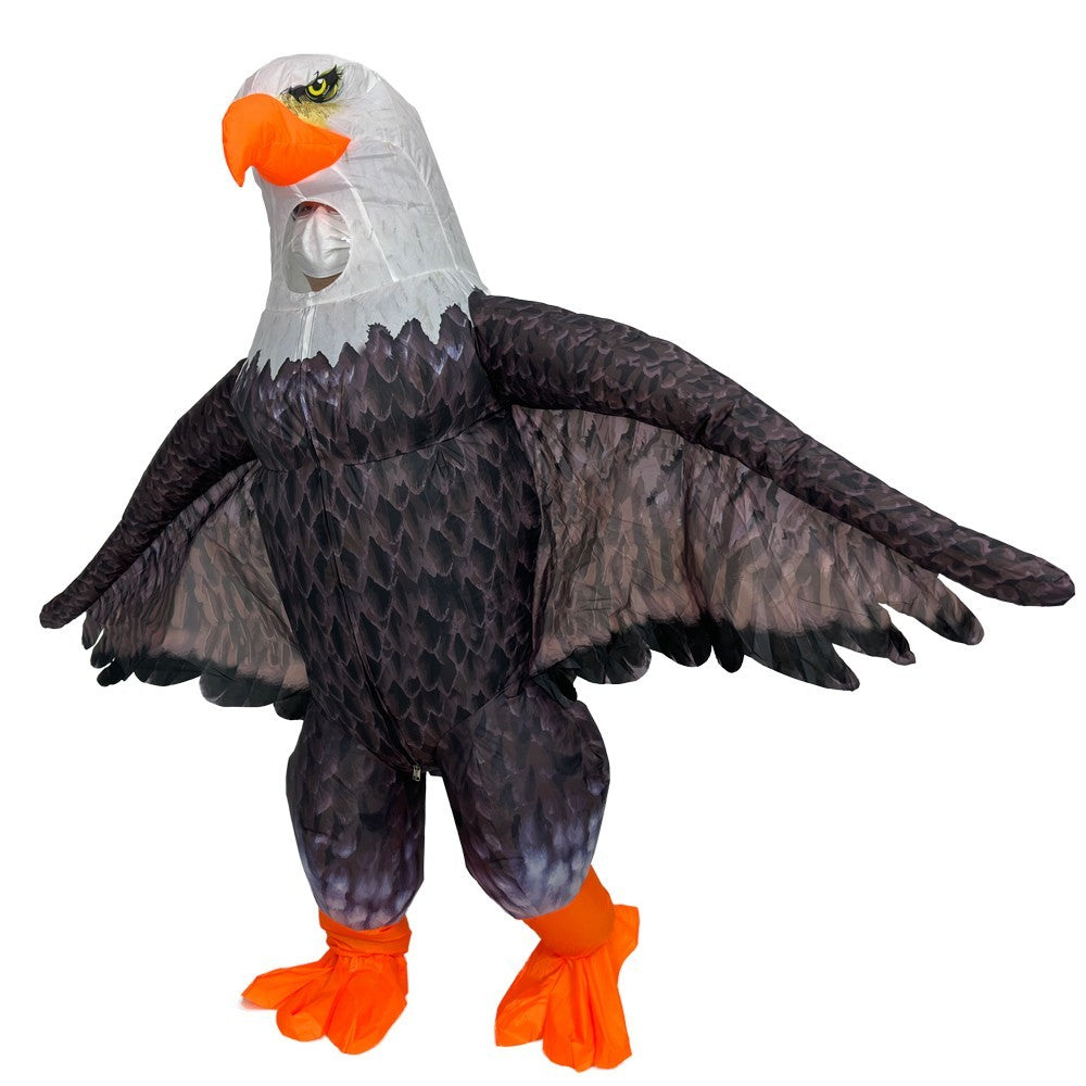 7' Giant Eagle Inflatable Costume Adult for Halloween Cosplay Party Fancy Dress Halloween Fast