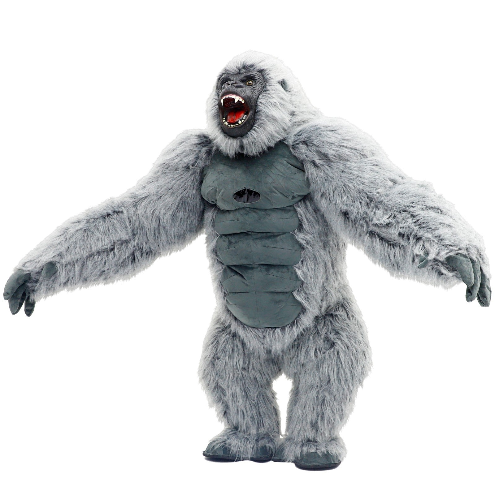 8' Giant Gorilla Mascot  Inflatable Costume Adult Halloween Cosplay Party Outfit Halloween Fast