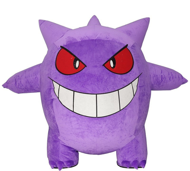 Gengar Inflatable Mascot Costume Plush Halloween Carnival Cosplay Party Outfit Halloween Fast