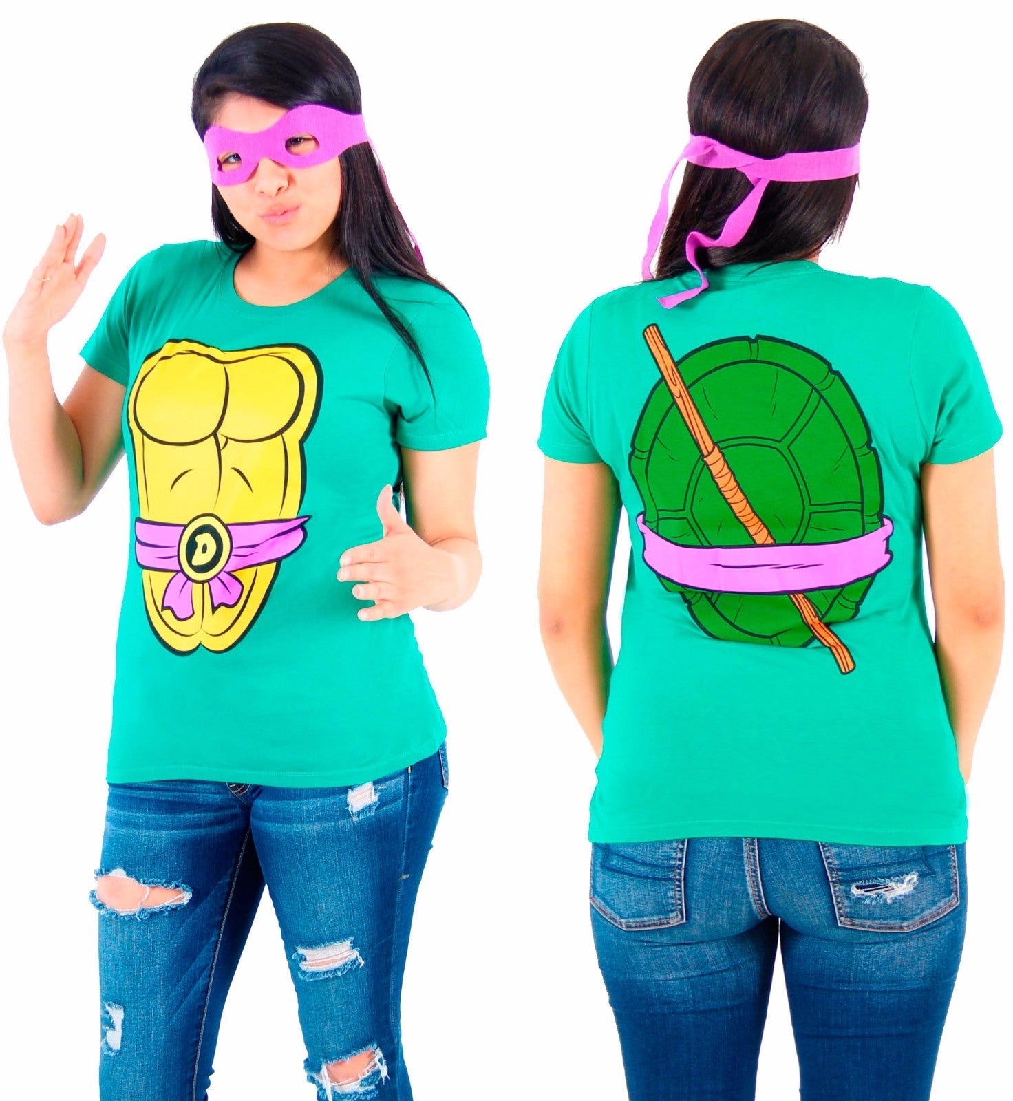 TMNT Teenage Mutant Ninja Turtles Halloween Cosplay Costume T-Shirt Tee Halloween Fast