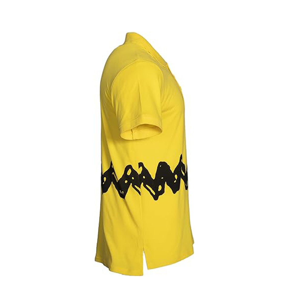 Unisex Peanuts Charlie Brown Zig Zag Replica Halloween Costume Cosplay Shirt Halloween Fast