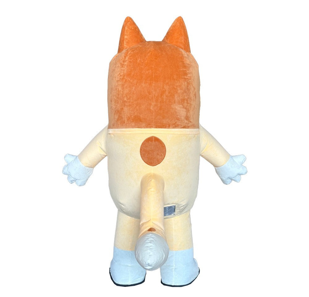 Brown Dog Inflatable Mascot Costume Plush Halloween Carnival Cosplay Party Suit Halloween Fast