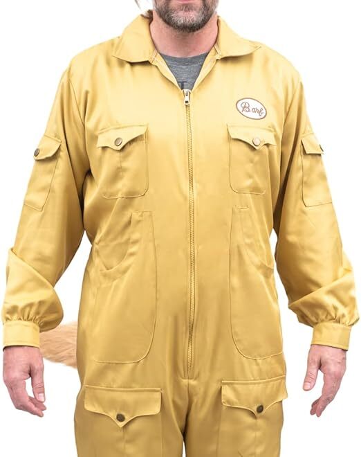 Spaceballs Barf Costume Set Deluxe Jumpsuit, Gloves & Tail for Halloween Cosplay Halloween Fast