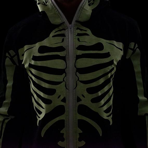 Adult Unisex Skeleton Suit Halloween Cosplay Costume Full Suit Halloween Fast