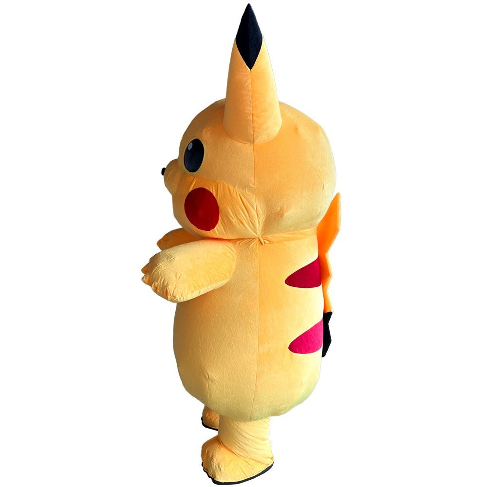 Pikachu Inflatable Mascot Costume Plush Halloween Carnival Cosplay Party Outfit Halloween Fast