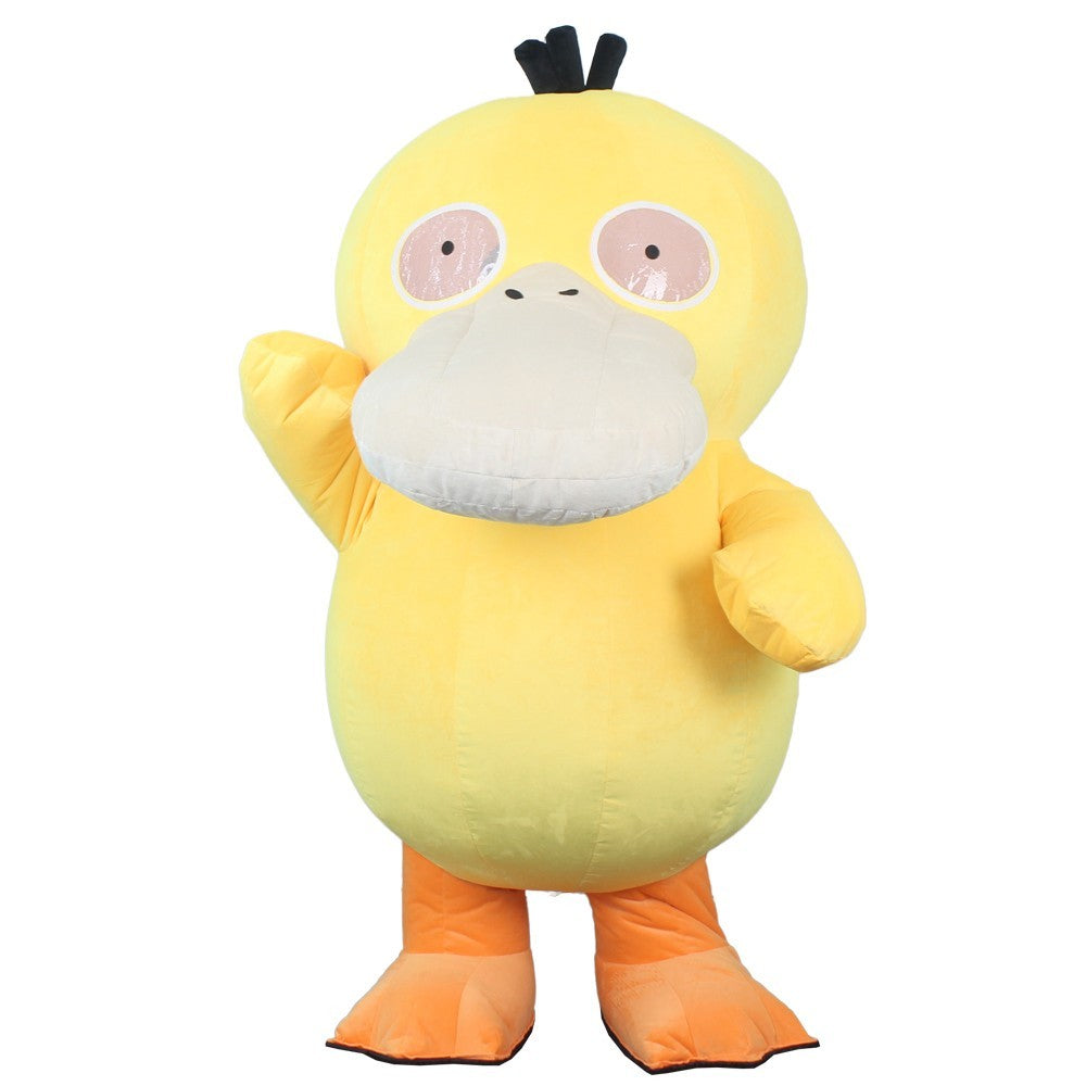 2m Yellow Psyduck Inflatable Mascot Costume Plush Carnival Cosplay Party Outfit Halloween Fast