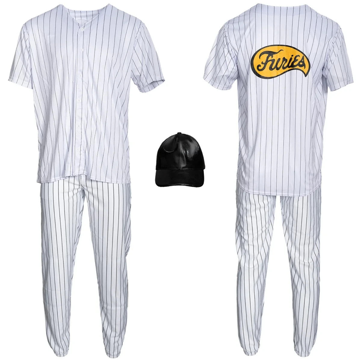 Warriors Furies Jersey Pants and Hat Adult Unisex Halloween Cosplay Complete Set Halloween Fast