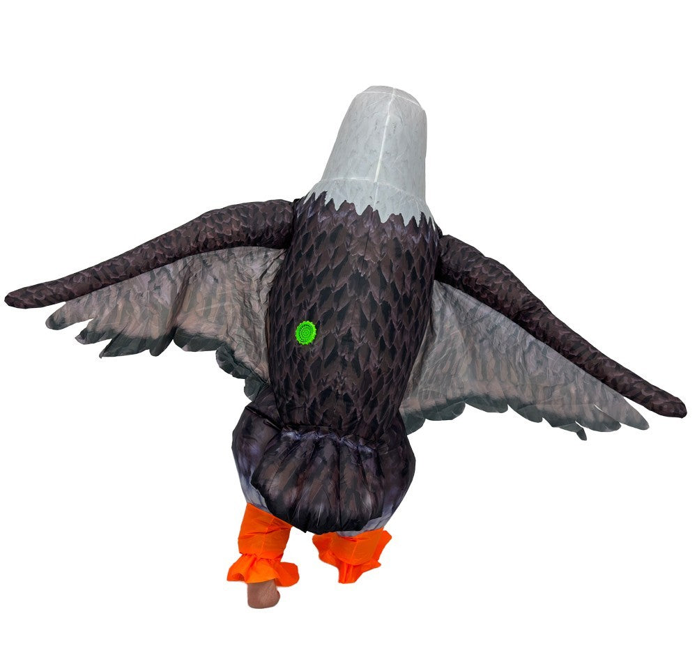 7' Giant Eagle Inflatable Costume Adult for Halloween Cosplay Party Fancy Dress Halloween Fast
