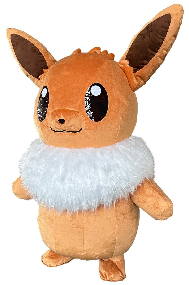 Eevee Inflatable Mascot Costume Plush Halloween Carnival Cosplay Party Outfit Halloween Fast