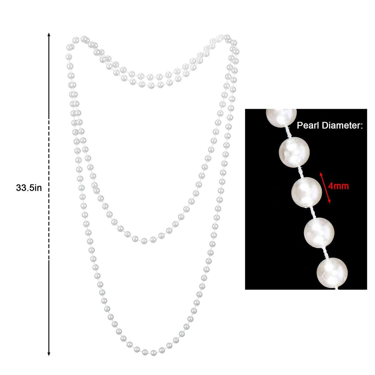 1920s Flapper Costume Accessory Set Boa Headband Gloves Necklace for Halloween Halloween Fast