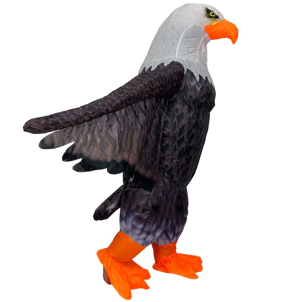 7' Giant Eagle Inflatable Costume Adult for Halloween Cosplay Party Fancy Dress Halloween Fast