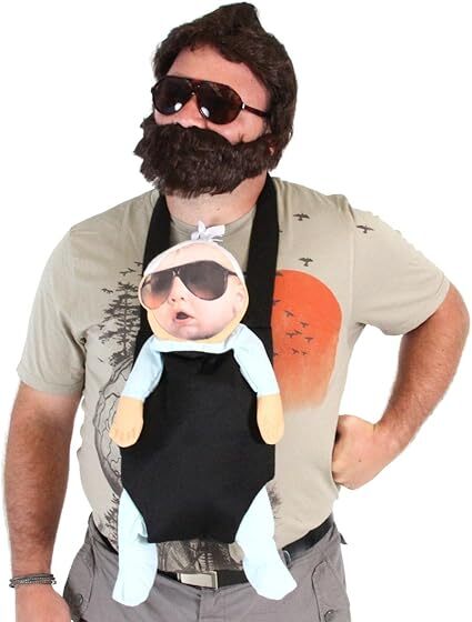 Men's Alan Deluxe Costume Set - Funny The Hangover Character Halloween Outfit Halloween Fast