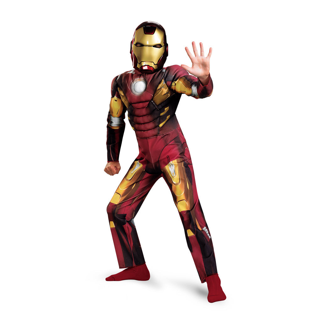 Kids Marvel Avengers Iron Man Thor Hulk Captain America Halloween Costume Halloween Fast