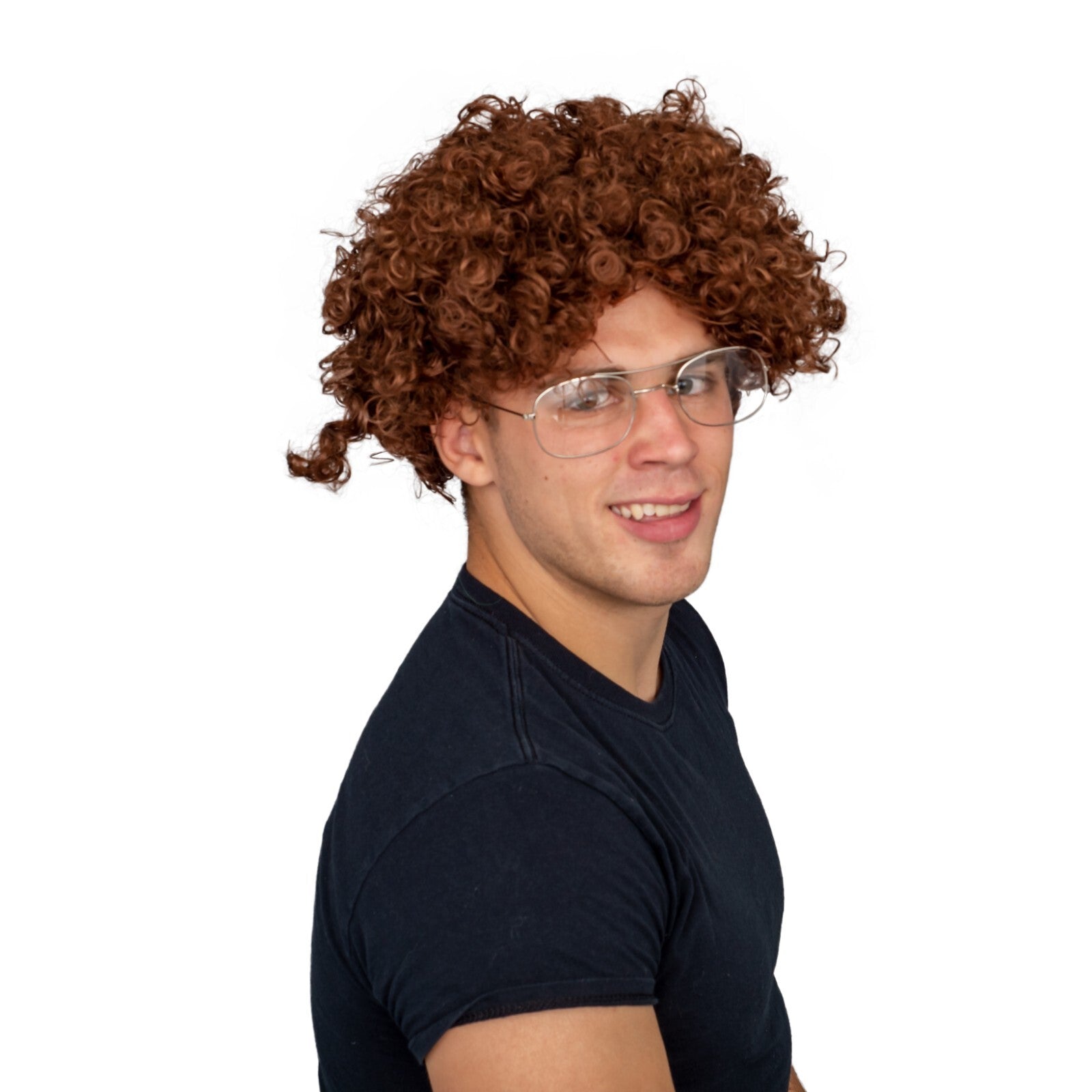 Napoleon Dynamite Adult Halloween Cosplay Costume Wig/Glasses Set Halloween Fast