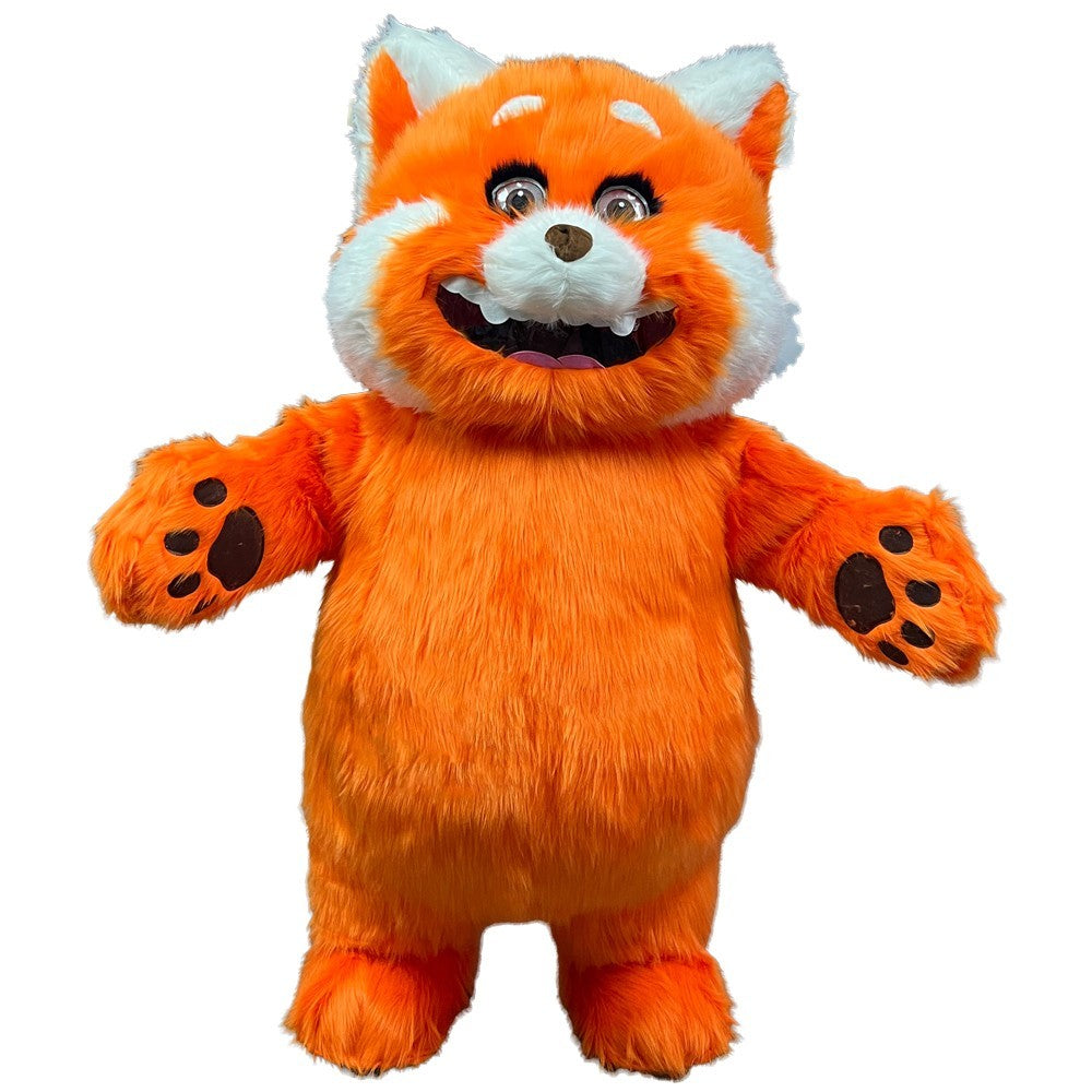 Inflatable Mascot Costume Red Panda Plush Halloween Carnival Cosplay Fancy Dress Halloween Fast
