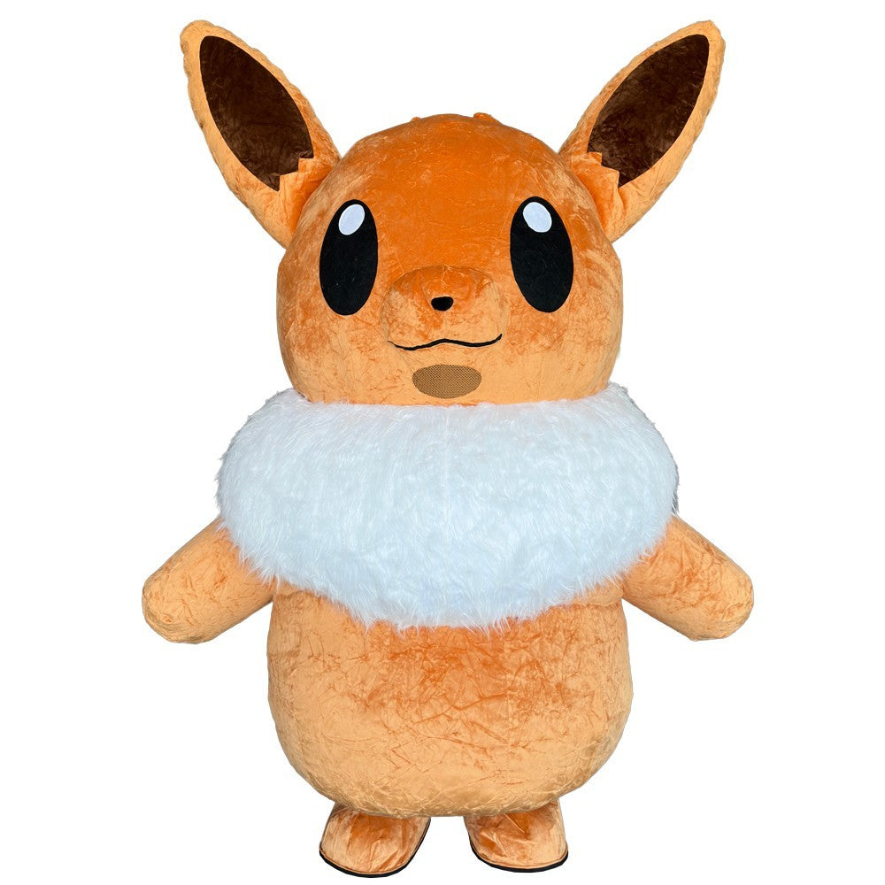 Eevee Inflatable Mascot Costume Plush Halloween Carnival Cosplay Party Outfit Halloween Fast