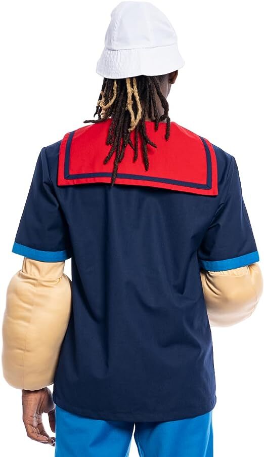 Popeye Sailor Man Muscle Spinach Arms with Tatoos Halloween Costume Accessory Halloween Fast