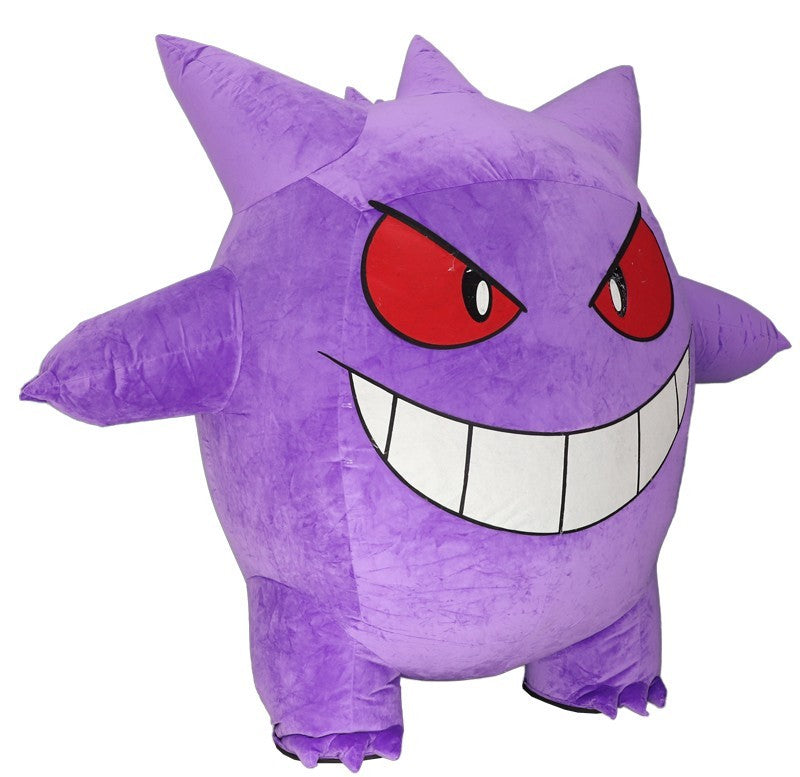 Gengar Inflatable Mascot Costume Plush Halloween Carnival Cosplay Party Outfit Halloween Fast
