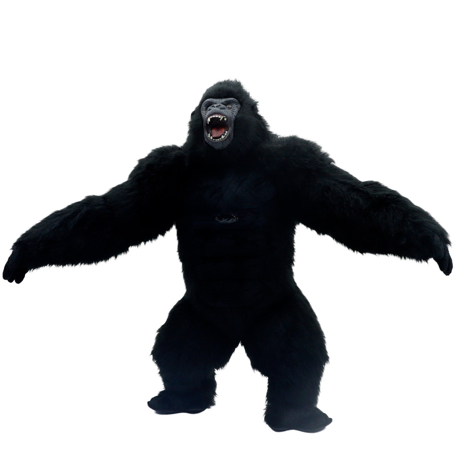 8' Giant Gorilla Mascot  Inflatable Costume Adult Halloween Cosplay Party Outfit Halloween Fast