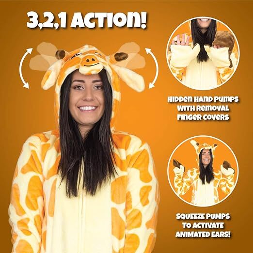 Adult Unisex Flappy Pajama Suit - Halloween Cosplay Costume Jumpsuit for All Halloween Fast