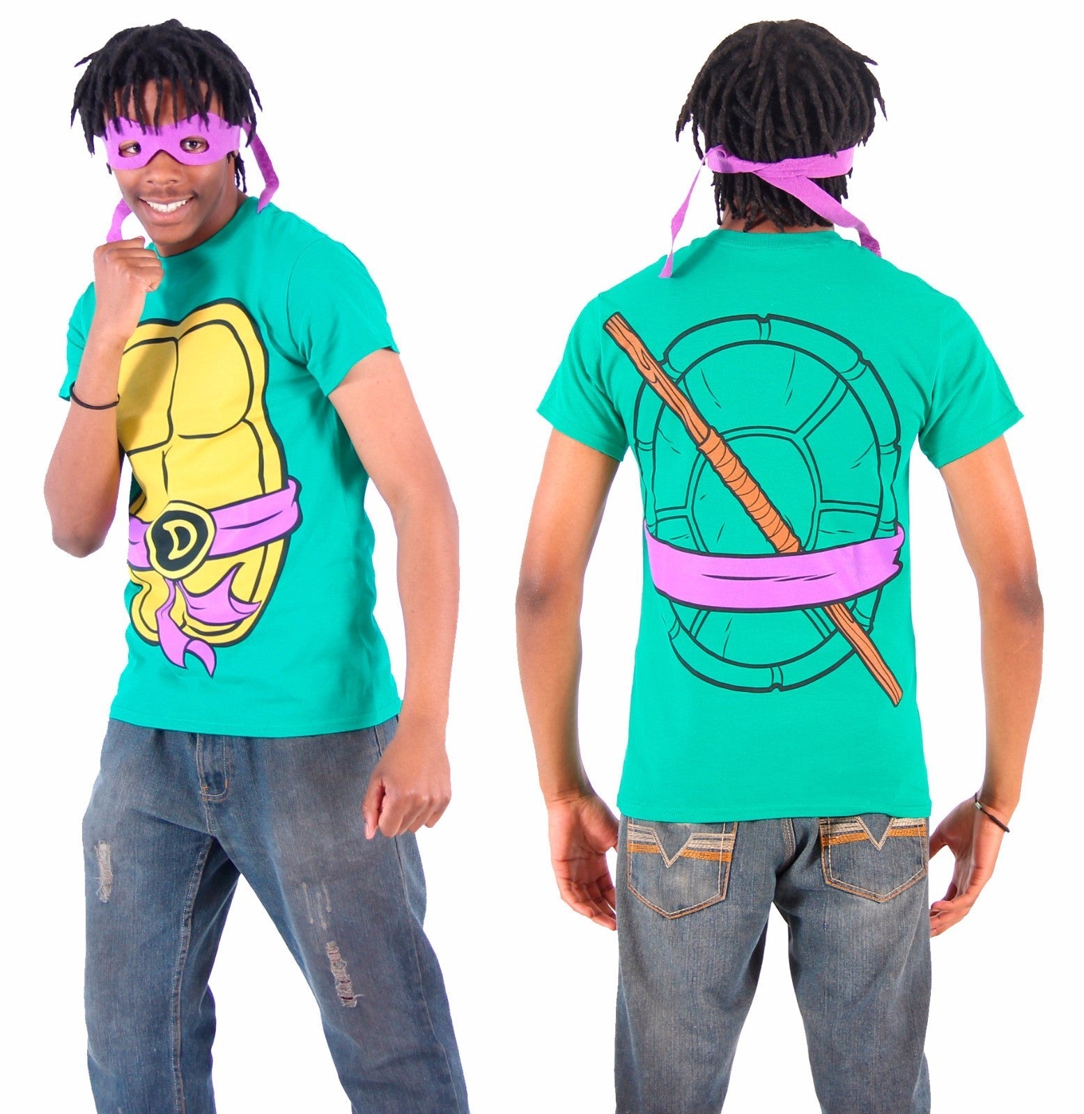 TMNT Teenage Mutant Ninja Turtles Halloween Cosplay Costume T-Shirt Tee Halloween Fast