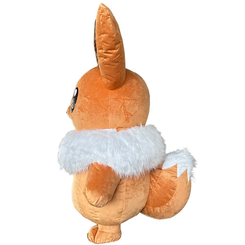 Eevee Inflatable Mascot Costume Plush Halloween Carnival Cosplay Party Outfit Halloween Fast