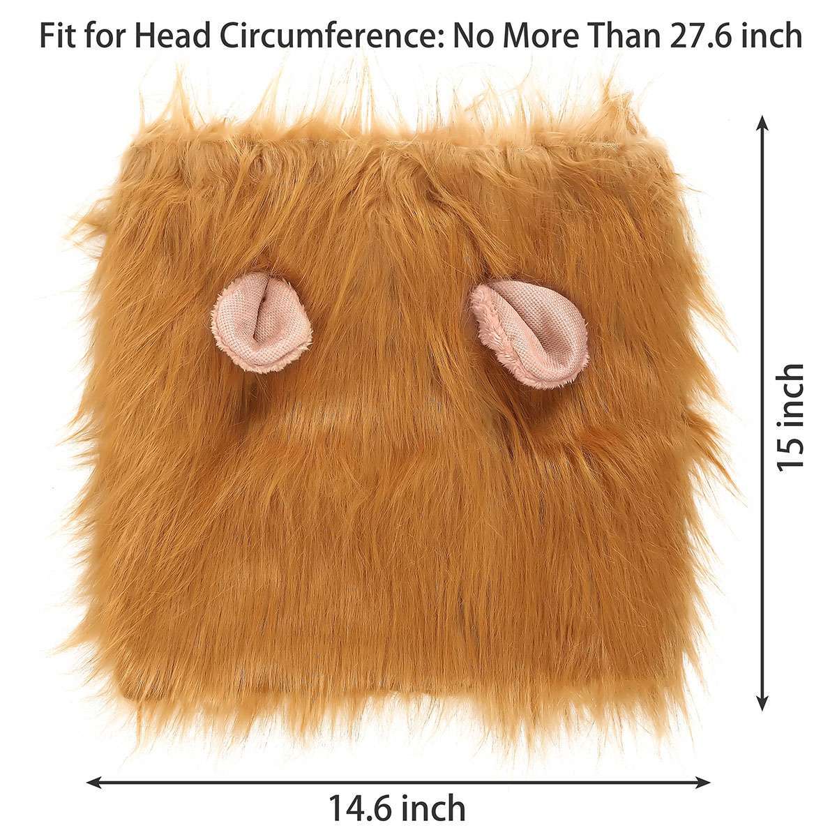 Funny Cute Lion Mane Costume Headgear for Cat Dog Pet Clothes Dress Party USA Halloween Fast