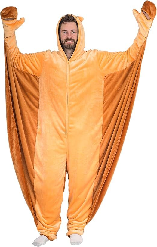 Adult Unisex Flappy Pajama Suit - Halloween Cosplay Costume Jumpsuit for All Halloween Fast