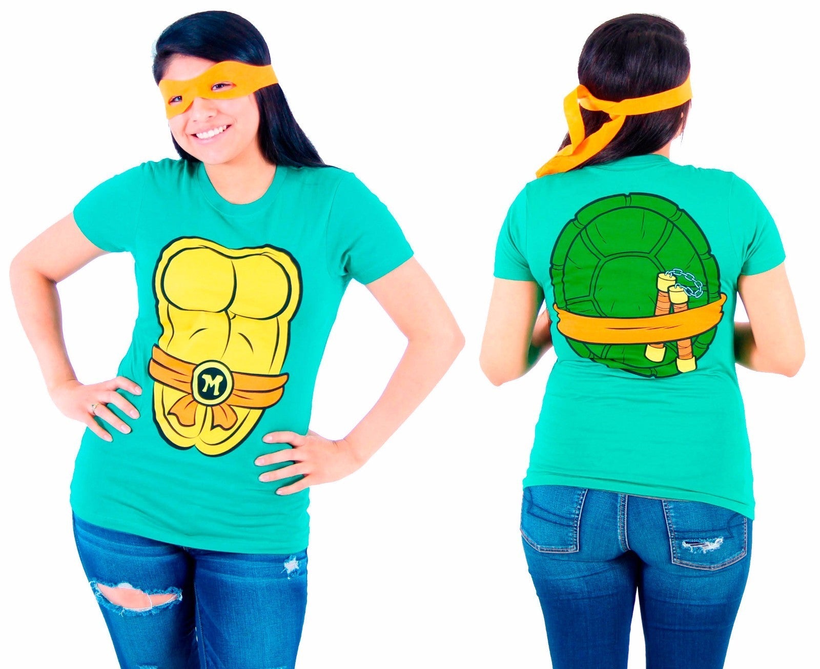 TMNT Teenage Mutant Ninja Turtles Halloween Cosplay Costume T-Shirt Tee Halloween Fast