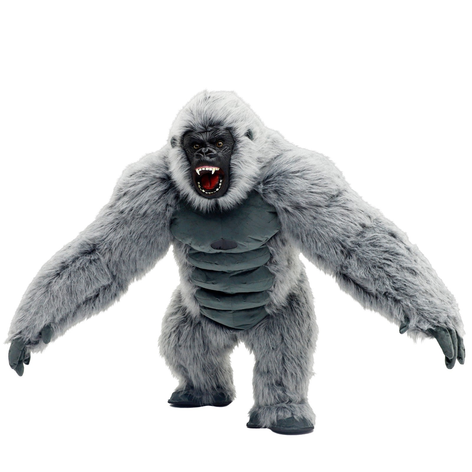 8' Giant Gorilla Mascot  Inflatable Costume Adult Halloween Cosplay Party Outfit Halloween Fast