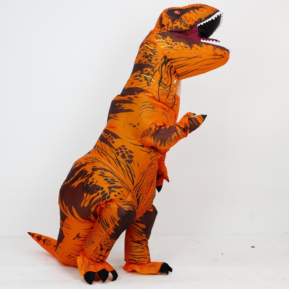 7ft T-Rex Inflatable Costume Adult Size for Halloween Cosplay Party Fancy Dress Halloween Fast