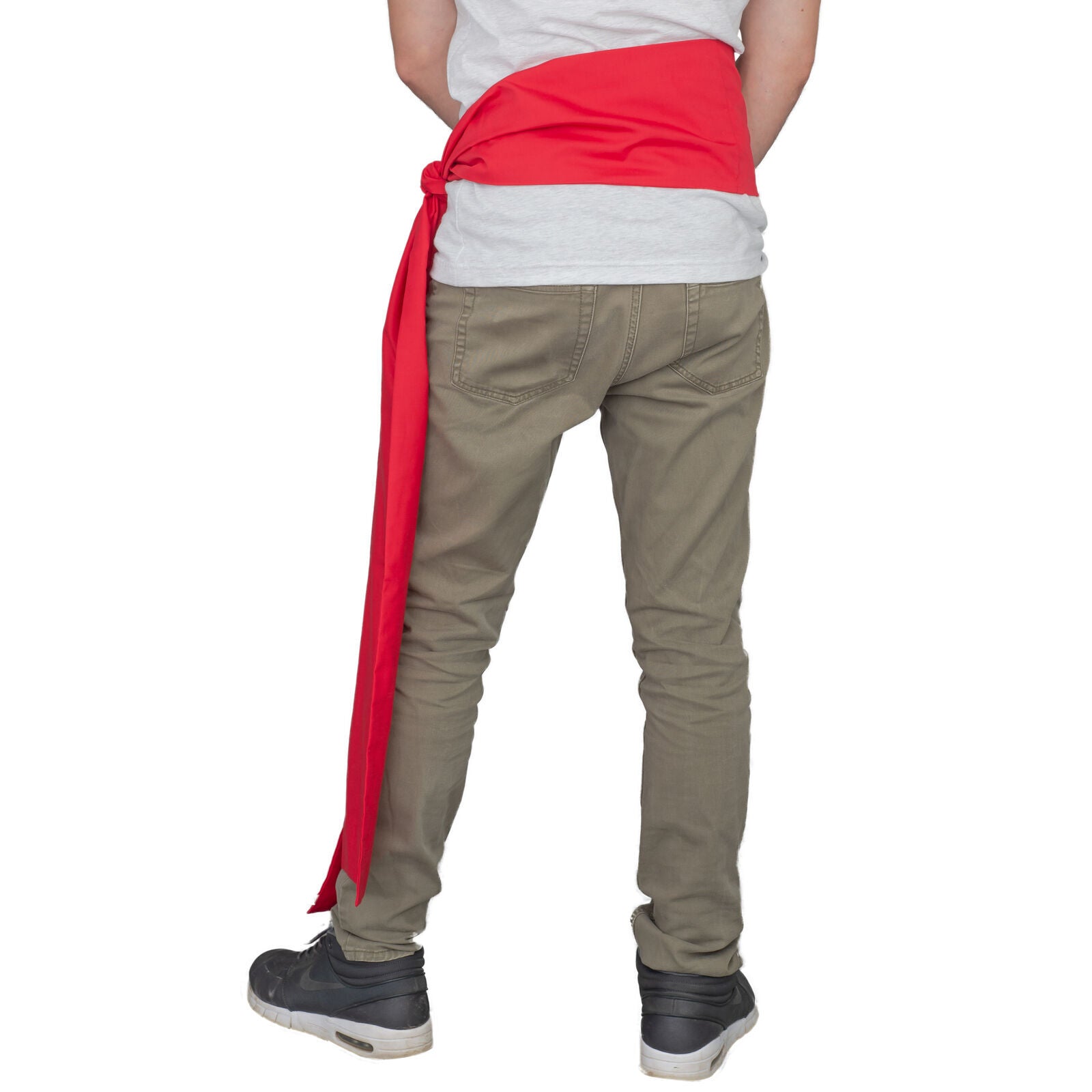 Adult Unisex Red Renaissance Pirate Halloween Comic Con Costume Sash Accessory Halloween Fast